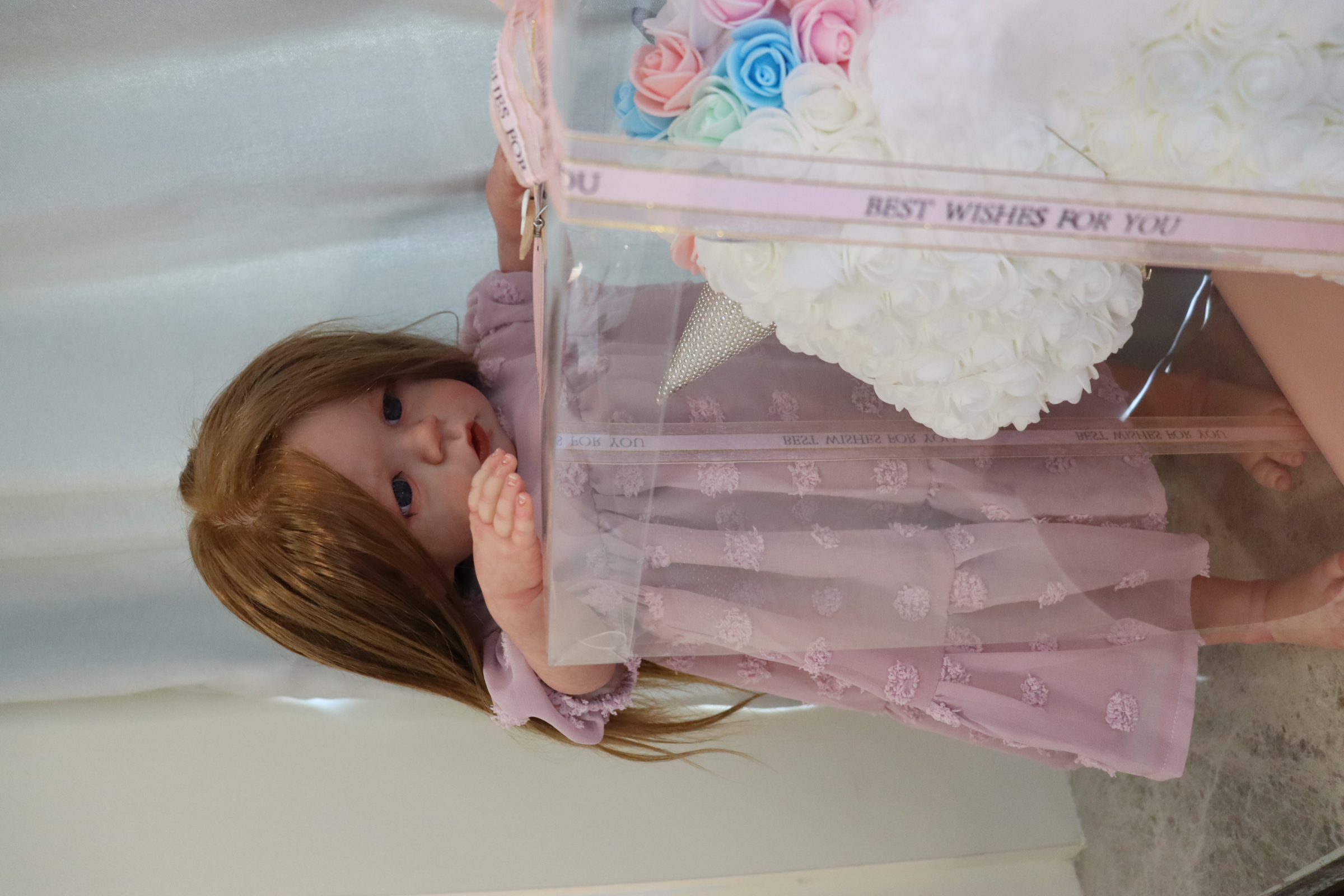 Fbbd 60cm Finished Reborn Baby Doll Sandie 100handpainted By Artist