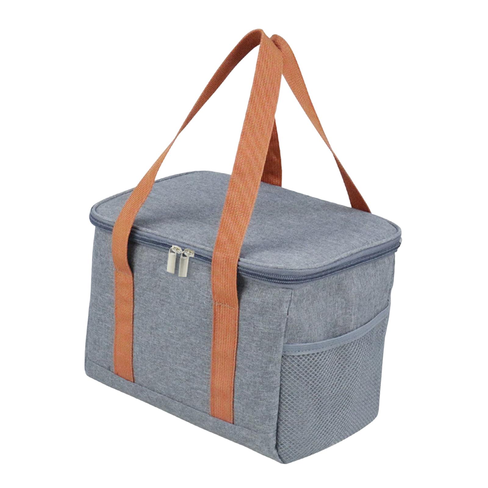 Lunch Box Bag Storage Case Thermal Insulated Handbag Portable Waterproof Food Cooler Bag for School Outdoor Work Children Adults