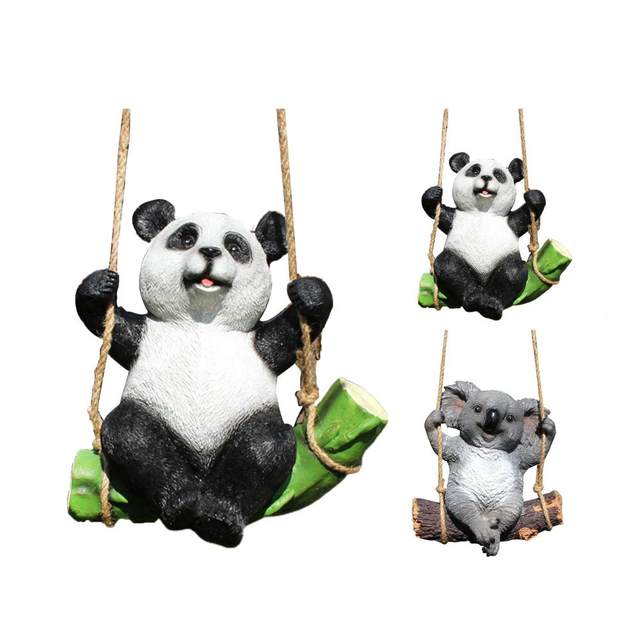 Children's Coat Hanger Stand 'Panda' - 'Indianimals' Collection