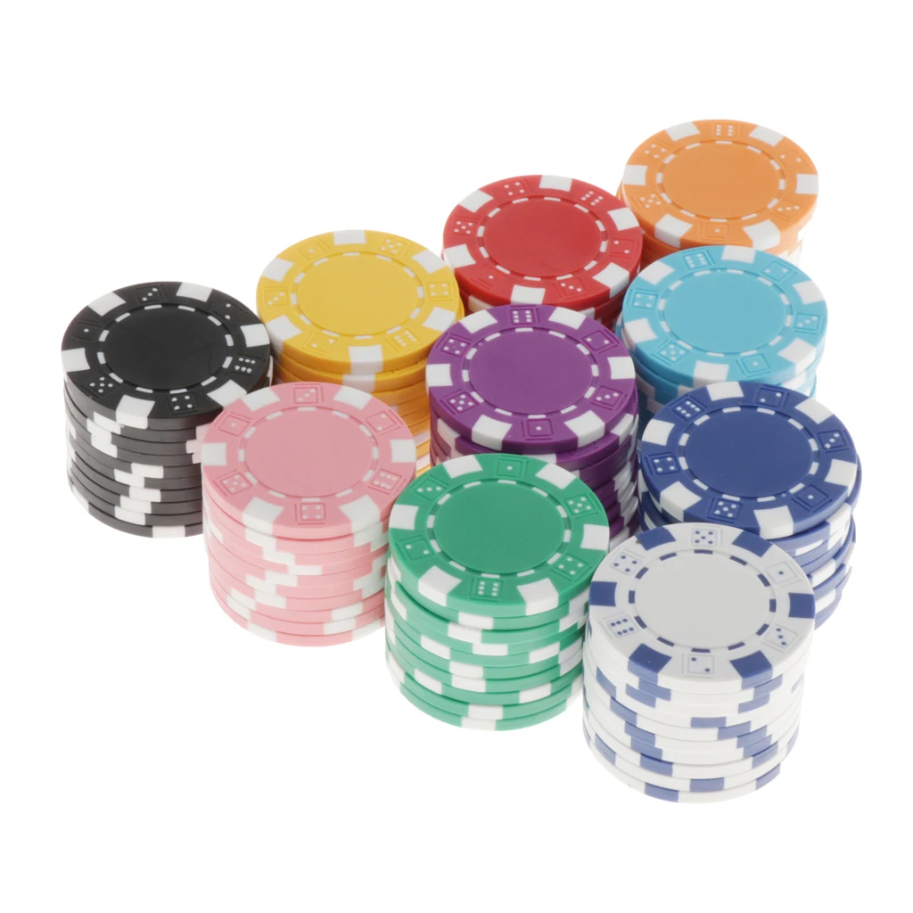 Colorful Casino Set  Composite Chips for Playing Cards - for Texas