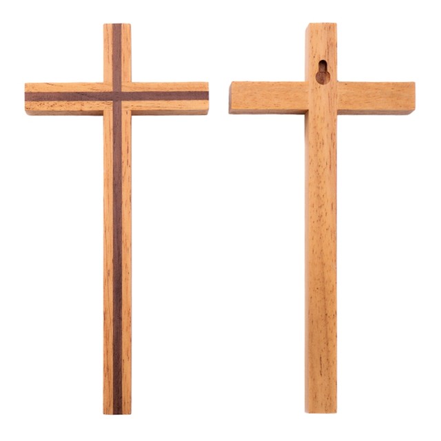 Wooden Cross Ornaments Christ Wall Hanging Table Cross for Home Altar  Chapel Church Decoration Christian Gift