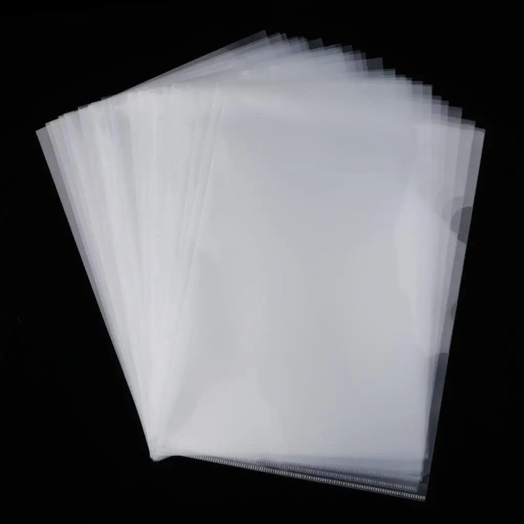 Transparent Document Folder Of 60 Pieces Of , A4 Format, Pockets