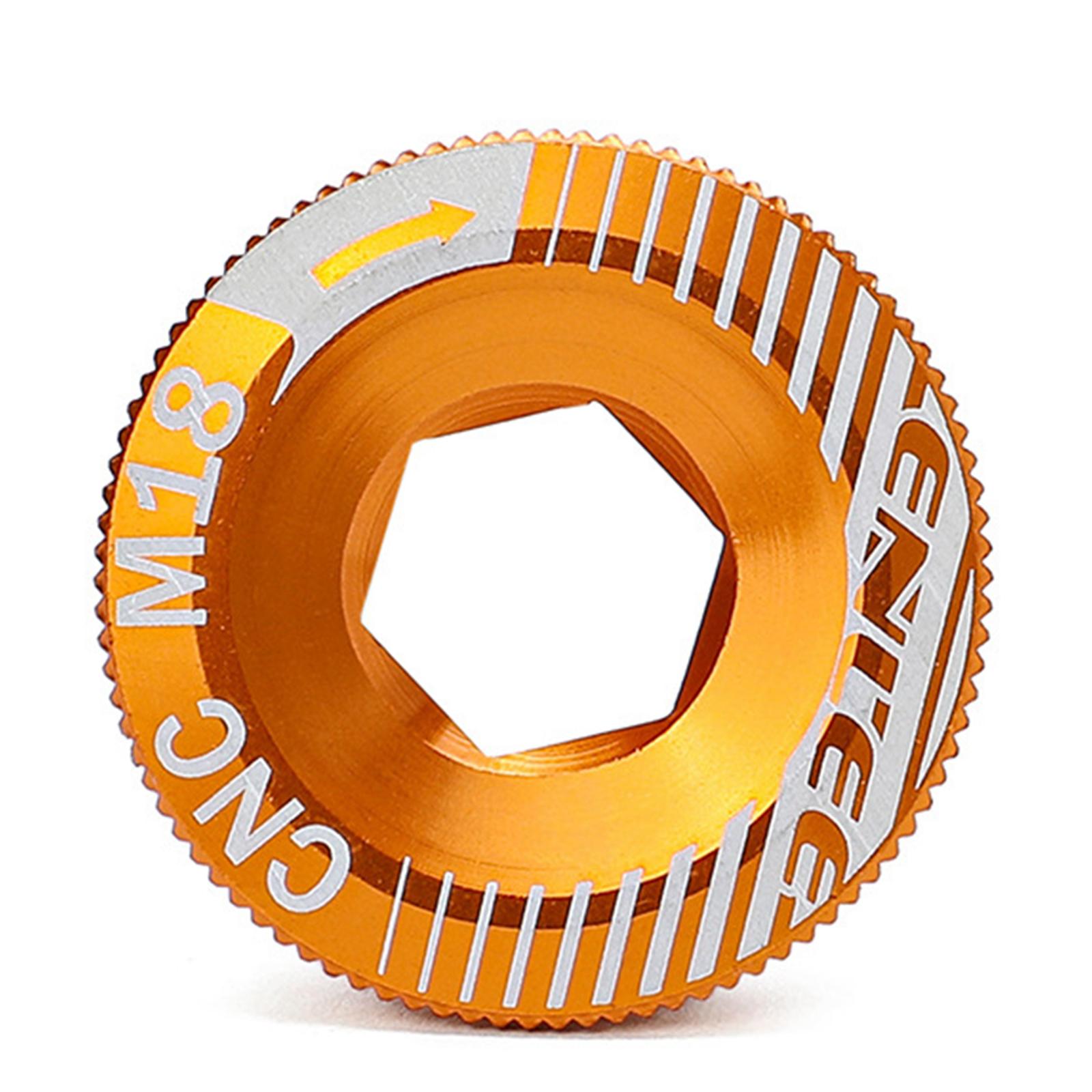 Bicycle M18 Crank Arm Cover Hat BMX Bike Chainwheel Crankset Bolt Threads Cycling Crank Arm Fixing Bolt Accessories Gear