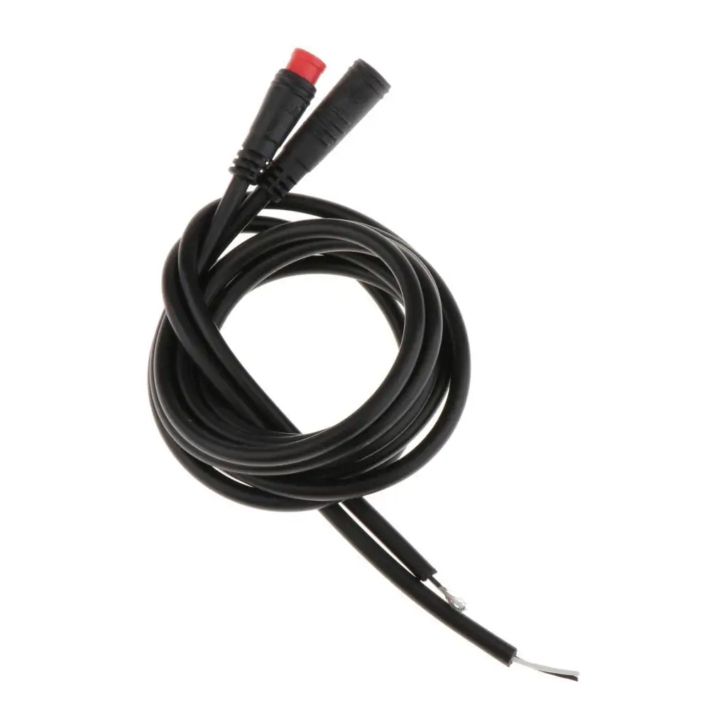 Electric Bike Extension Cable 2Pin/3Pin/5Pin/6Pin Plug Connector E/Hub Motor 