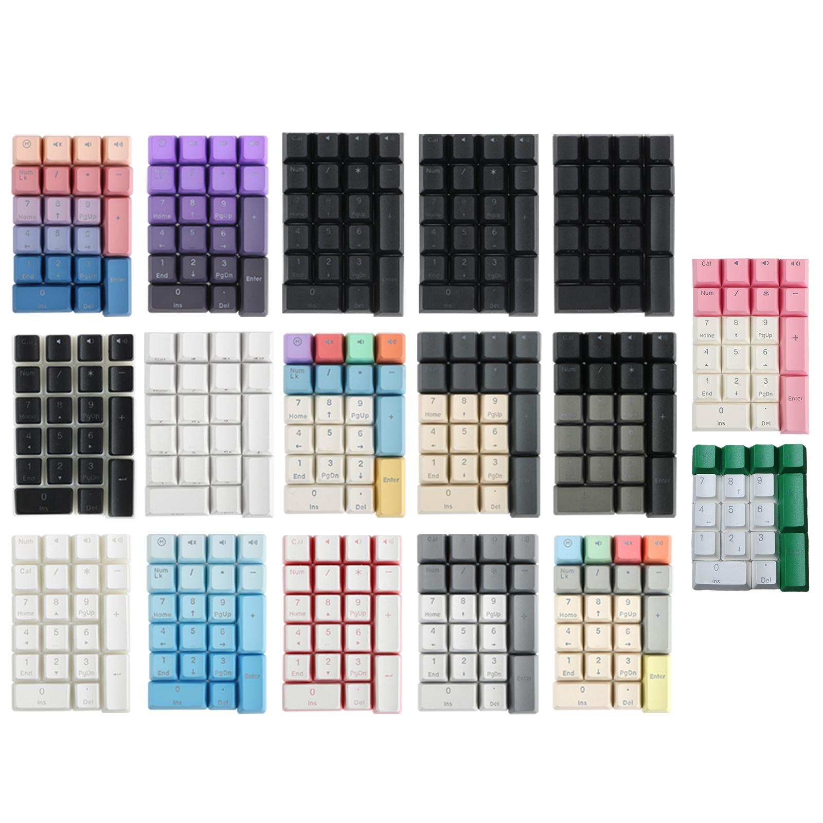 Mechanical Gaming Keyboard Numeric Keycaps Layout Dustproof Office Supplies