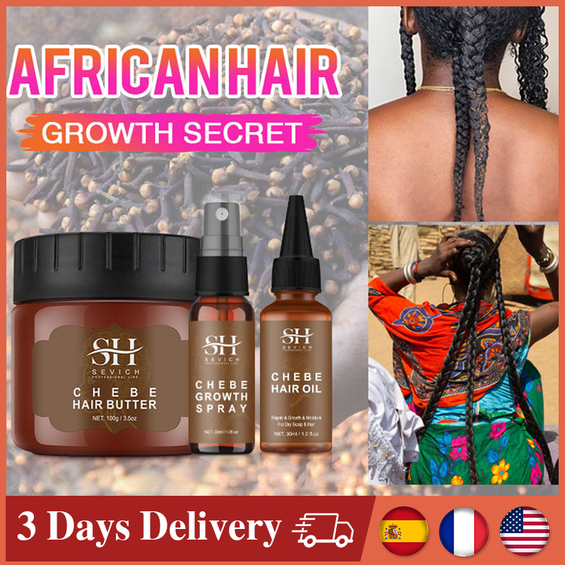 Best of Hair Growth Oil African Crazy Traction Alopecia Chebe Hair Mask Anti Hair Break Hair Strengthener Hair Loss Treatment Spray Reviews & Tips