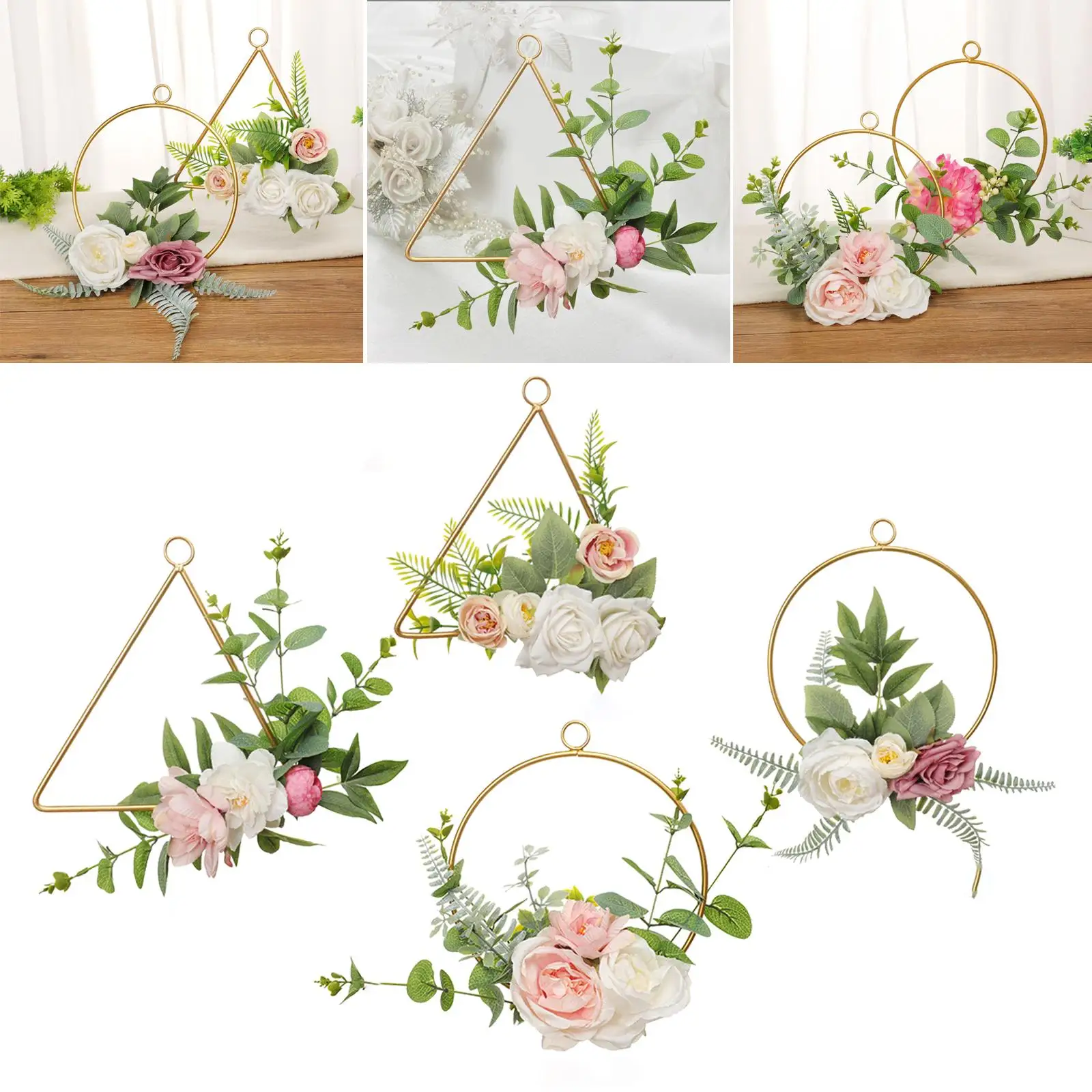 Artificial Wreath for Party Wedding Backdrop office and home Living Room Bedroom Decor