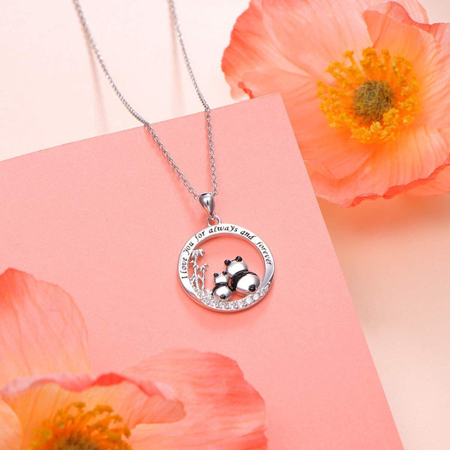 Brand New Cute Panda Pendant Necklace for Girls Ladies Cute Animal Charm Necklace  Ladies Girls Friendship Jewelry