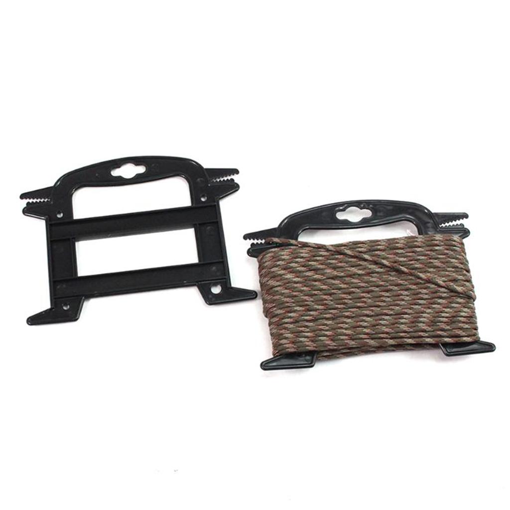 Multifunctional Rope Line Winder Paracord Spool Parachute Cord Organizer Keeper Outdoor Sports Small Tools 19x14.5cm