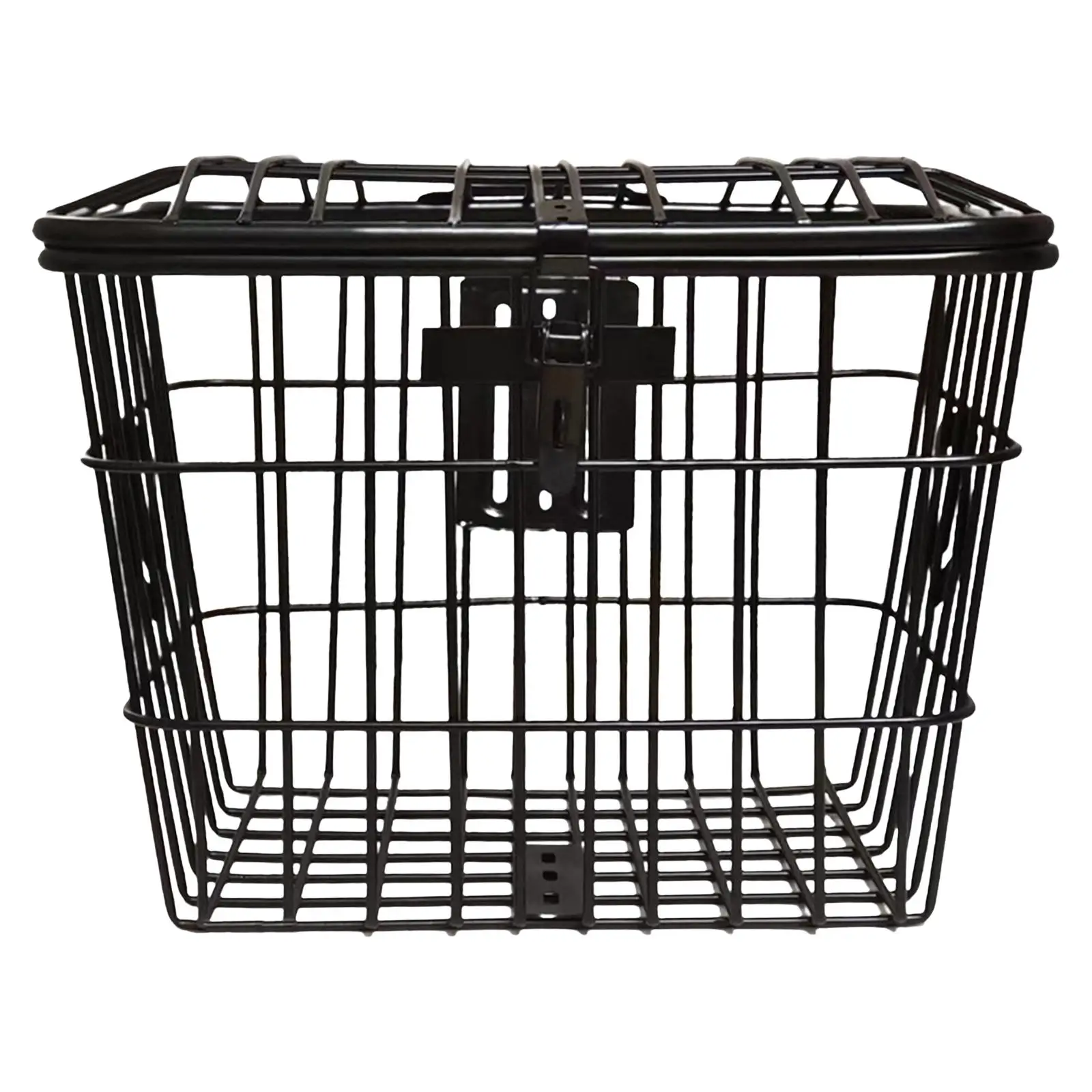 Universal Bike Basket Rustproof Storage Box Durable for Folding Bikes Electric Vehicles