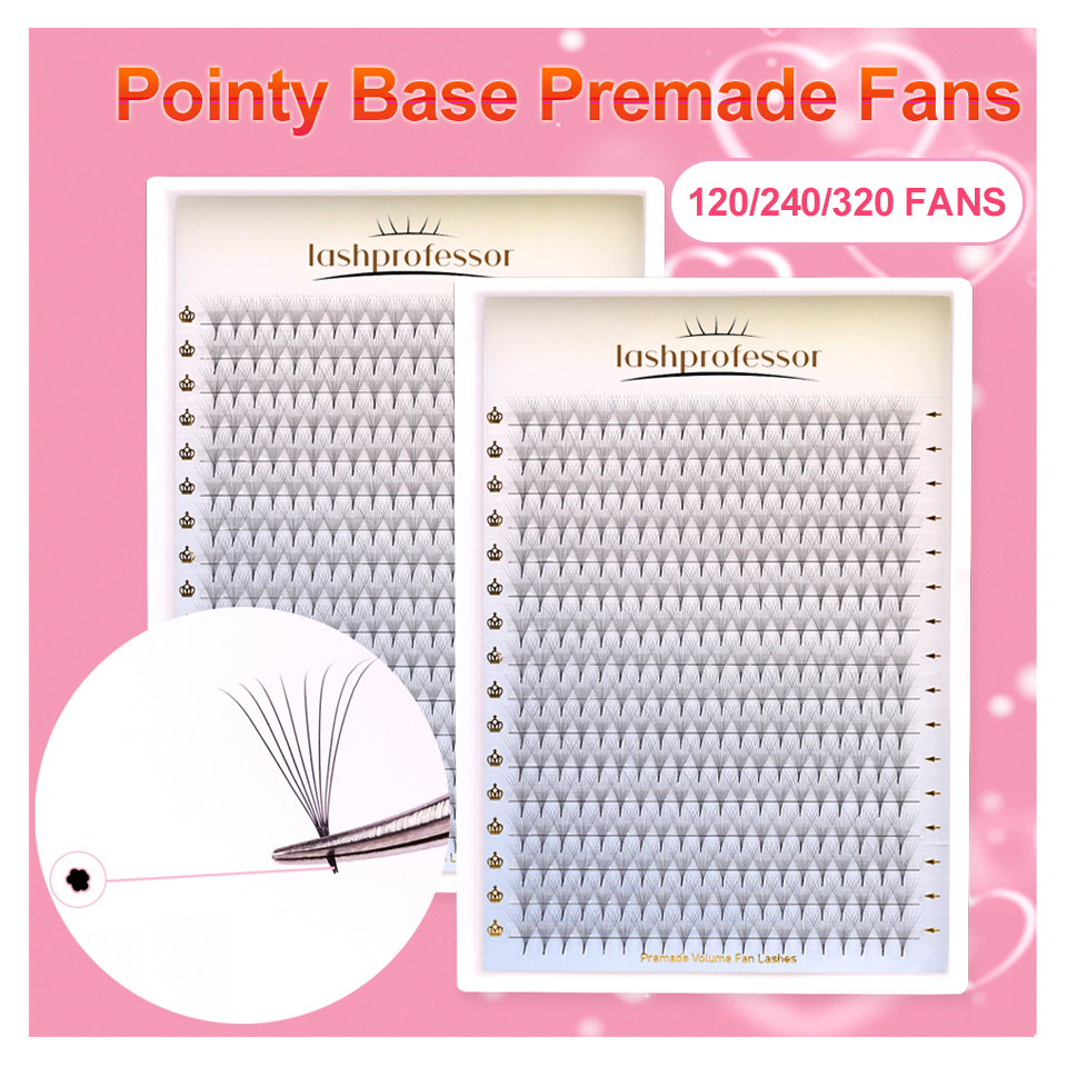 Best of Premade Eyelash Extensions Volume Lashes Pointy Base 16Rows 3D / 4D / 6D / 8D / 10D / 12D Pointy Sharp Stem 320Fans Factory Price Cilios Reviews & Tips