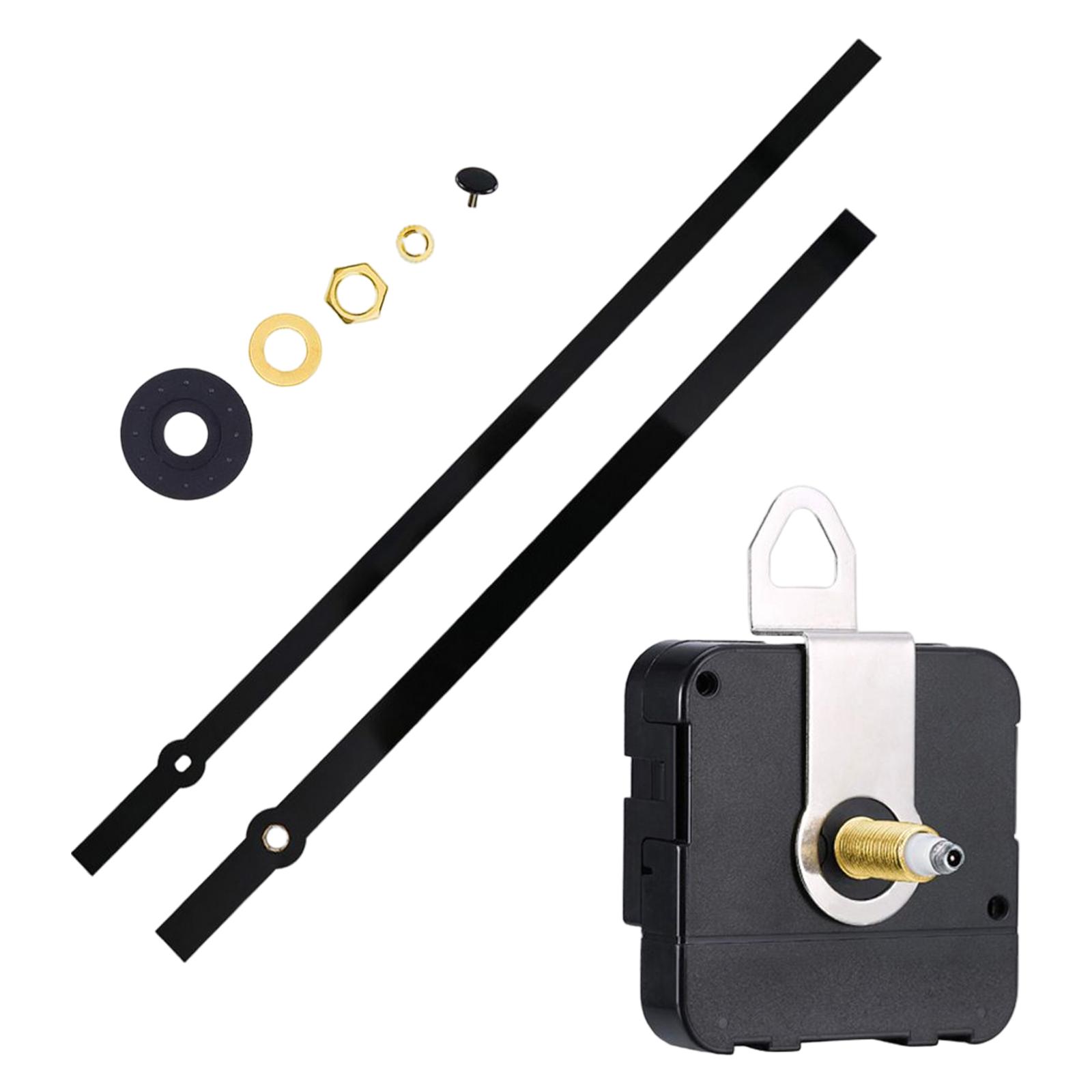 Wall Clock Movement Mechanism Kits DIY Making Replace Quartz Clock Motor Kit Long Shaft
