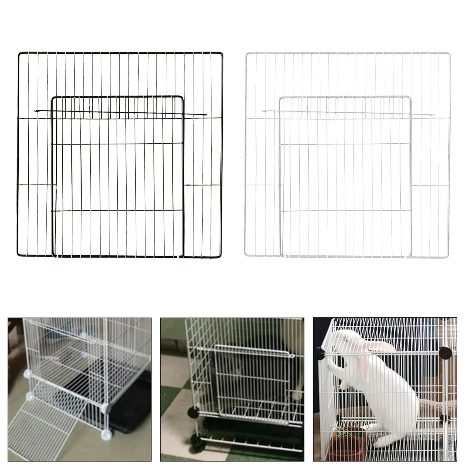 Door Cage Metal Wire Indoor Fence Rabbit Puppy Expandable Panel