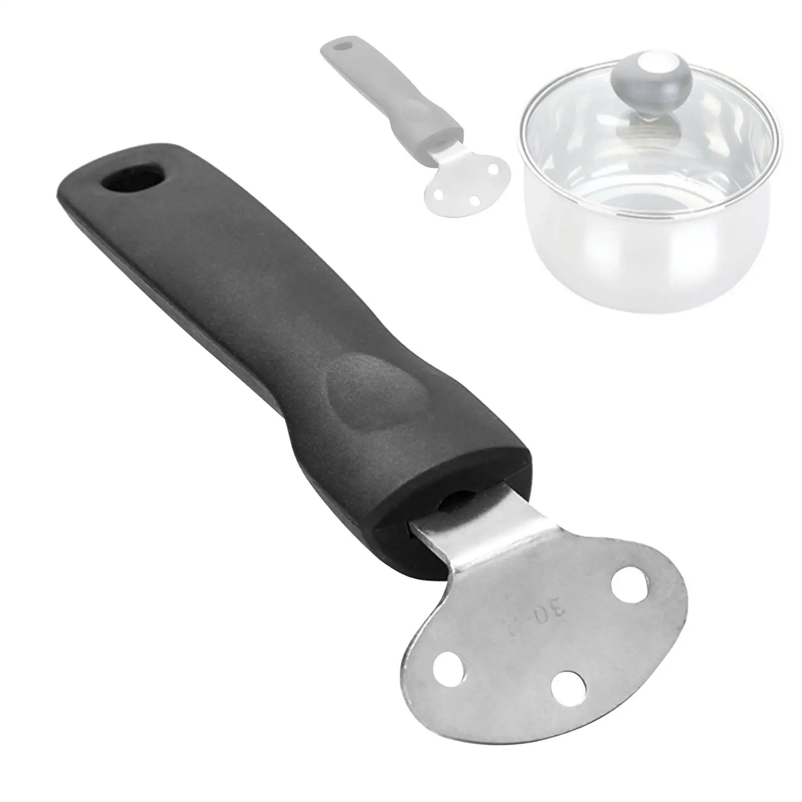 Replacement Pot Handle Pans Replacement Grip Handle Non Slip Handle Cookware Accessories Removable Handle for Pots Woks Pans