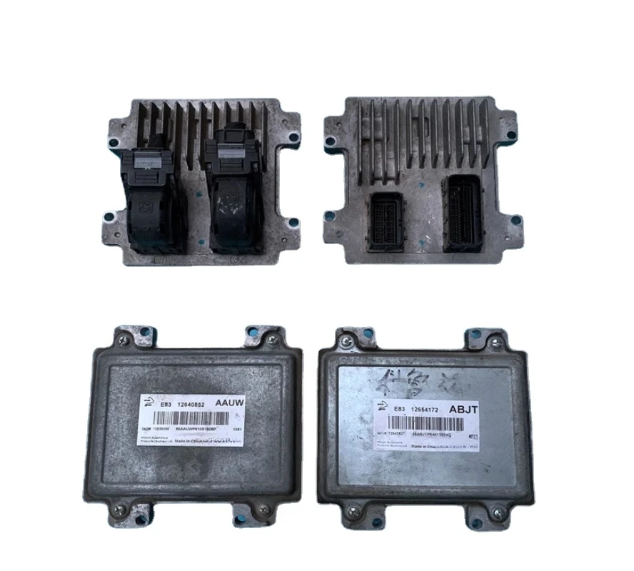 Vista de componentes electrónicos de la ECU
