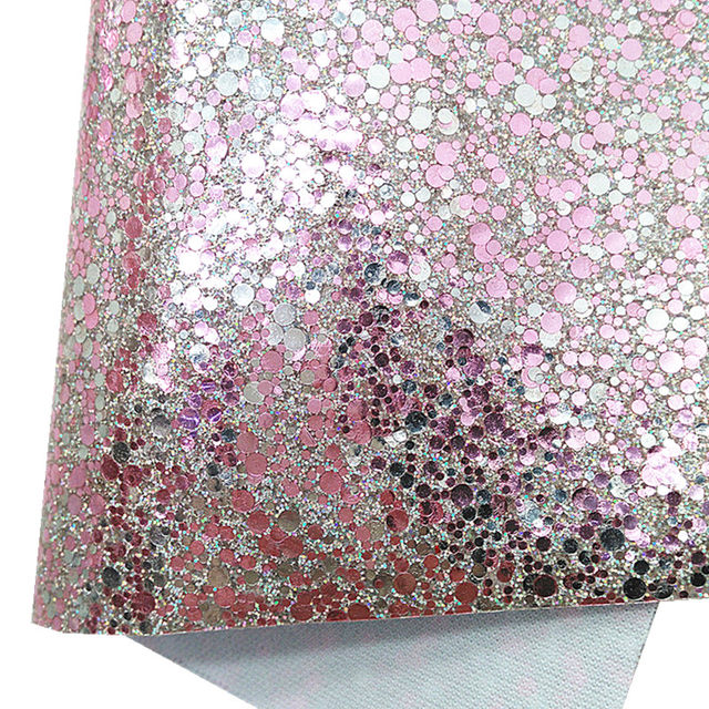 Pastel Colors Pink Chunky Glitter Leather Sheets Glitter Vinyl Fabric Sheet  Felt Backing Synthetic Leather Faux Vinil Diy T638b - Synthetic Leather -  AliExpress