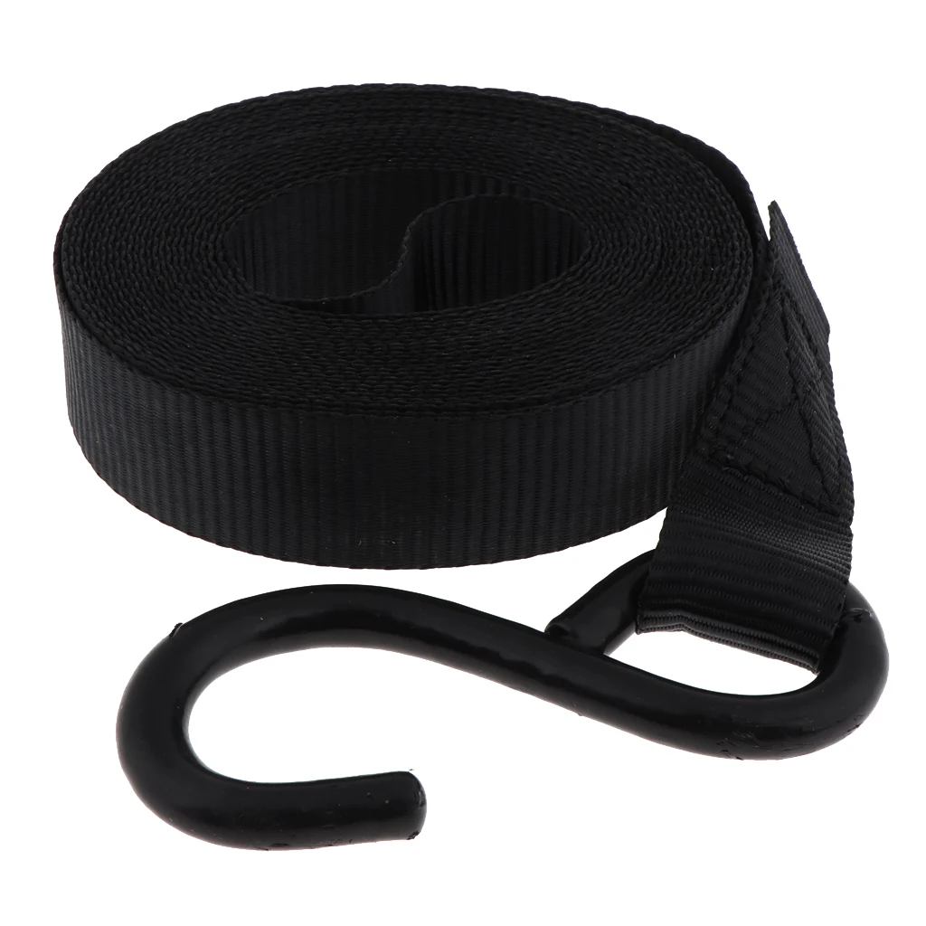 Ratchet tie Straps with  Hook, 6 Meter Length, 25mm Width, Heavy Duty tie Straps for Moving, Securing Motorcycle