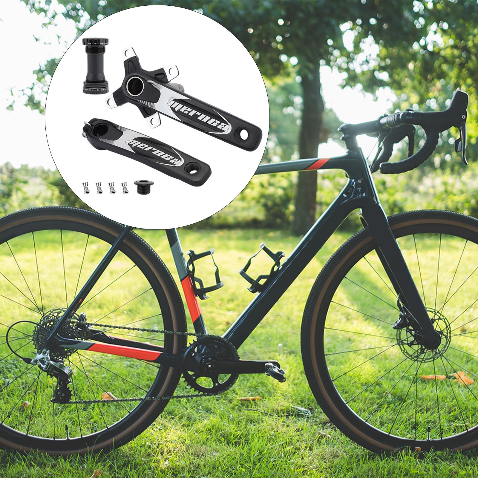 Mountain Bike Crankset - 170 mm 104BCD MTB Crankset Left Right Crank  Set for 8~12 , Square Bottom Bracket Bicycles