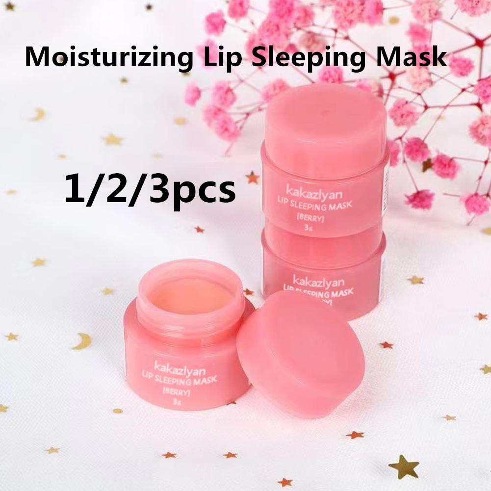 Best of 1 / 2 / 3 Korea Lip Mask Lip Sleep Mask Night Sleeping Lips Care Maintenance Moisturizing Lip Gloss Bleach Cream Lip Balm Strawberry Reviews & Tips