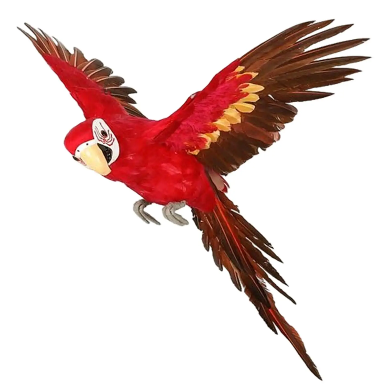 Realistic Parrot Artificial Bird for Home Garden Zoo Ornament Decoration