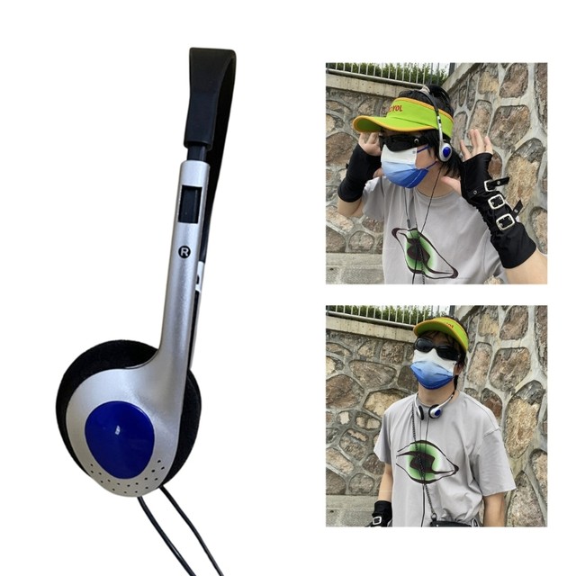 Japanese Retro Nostalgic Headsets MP3 Headphones Sports Fashion