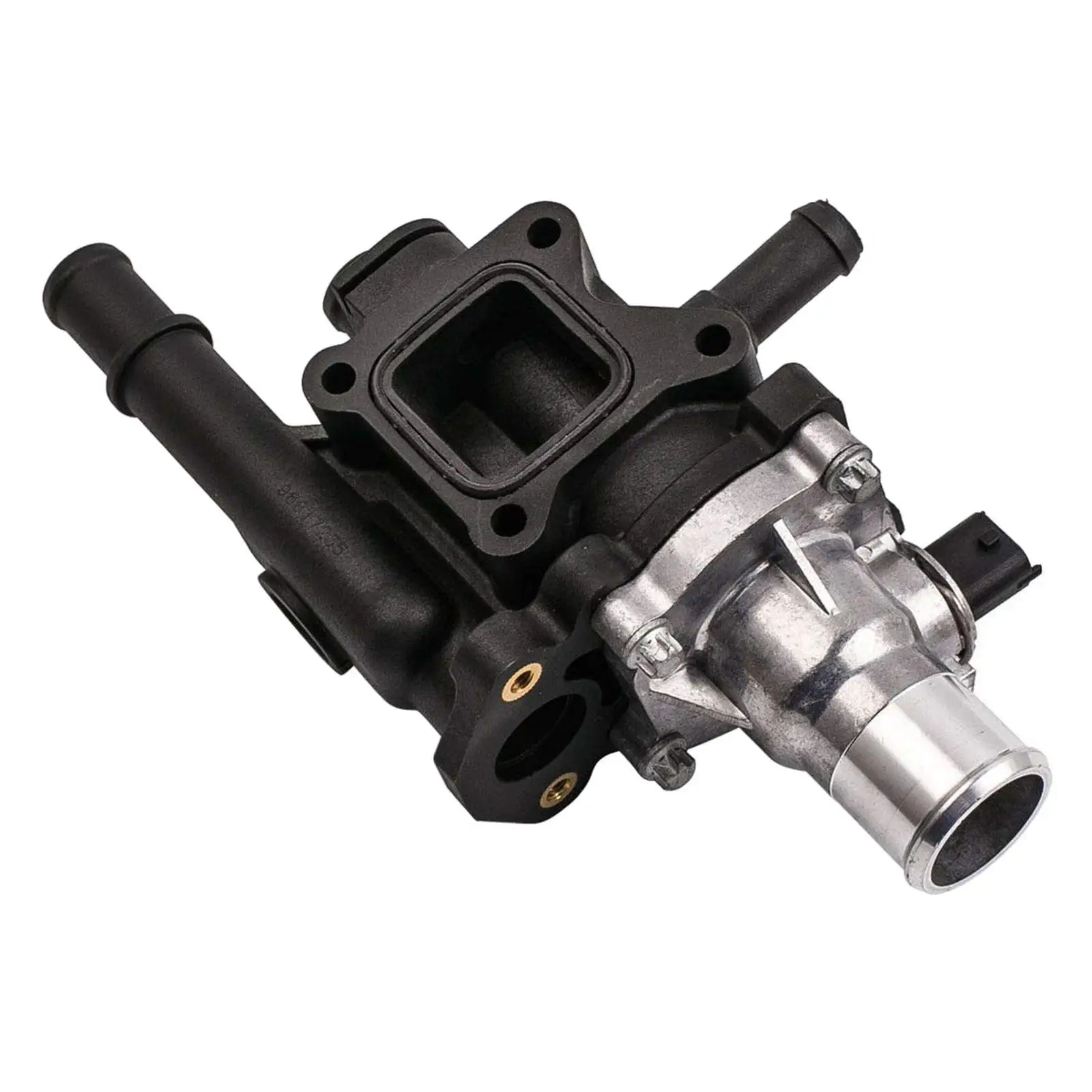 Engine Coolant Thermostat Housing Assembly with Sensor 55564890 High Performance Auto Parts Replaces Durable for Fiat Croma
