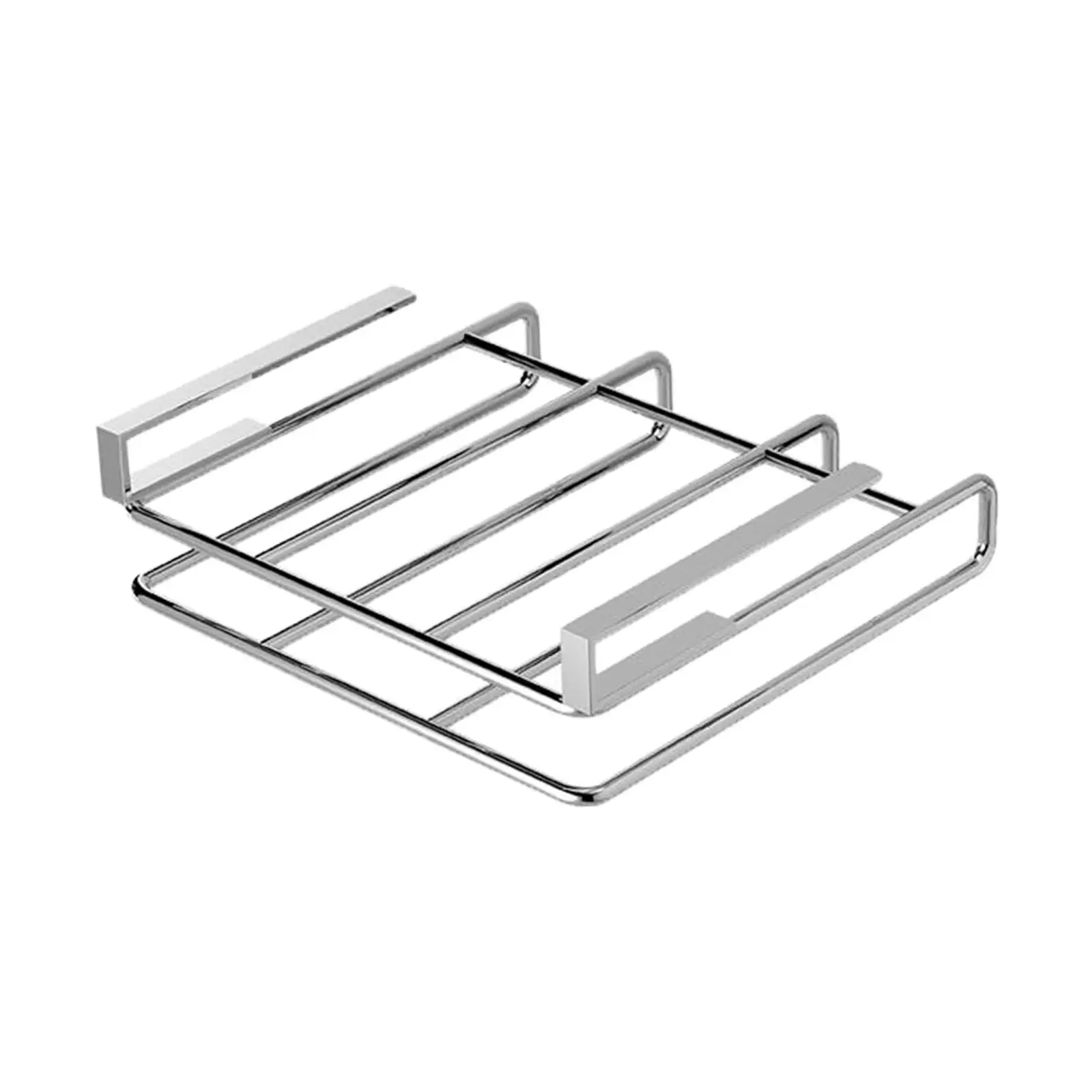 Cabinet Mounted Shelf Punch Free Easy Install Cookware Storage Rack Pot Lid Holder Chopping Board Holder for Kitchen Utensils