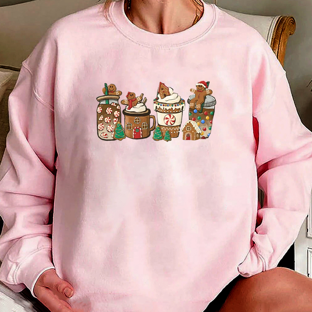 feminino feriado natal boneco de neve pullover natal crewneck camisolas