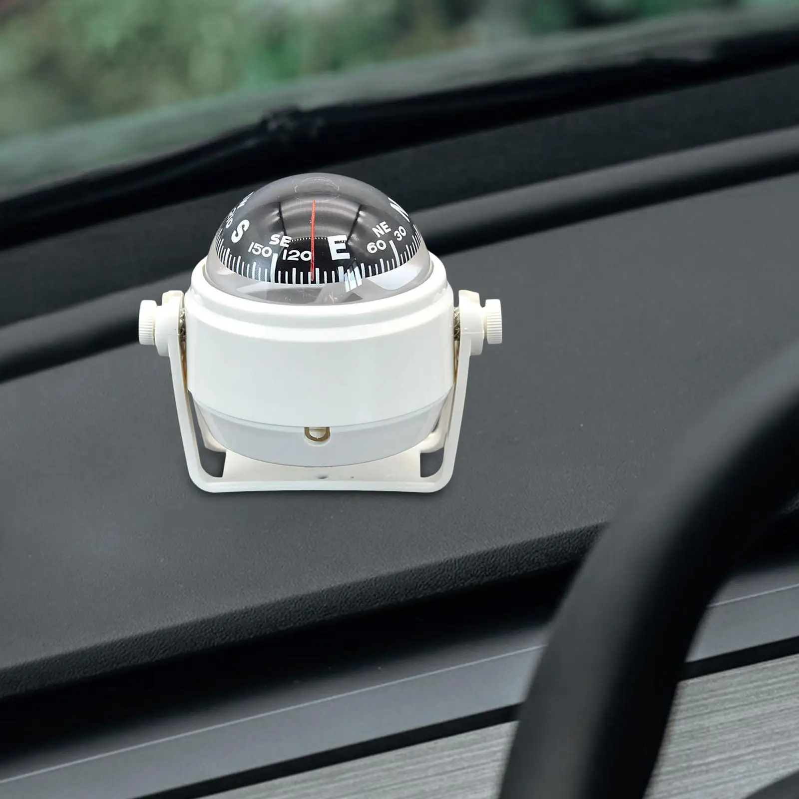 Car Compass Ball Adhesive Navigation Direction Guide for Marine Boat