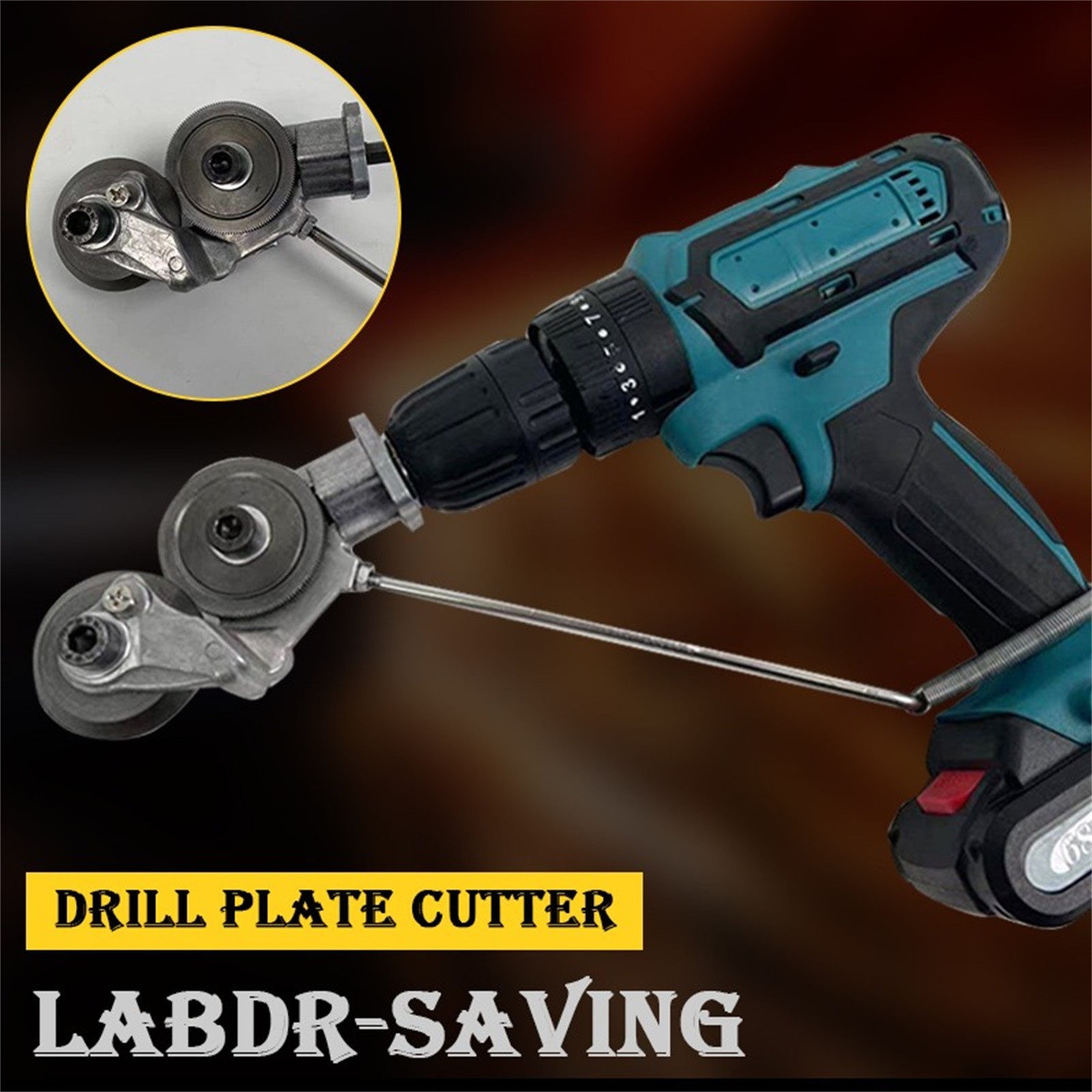 Metal Drill Bit Attachment New 2022 Electric Drill Scissors Electric