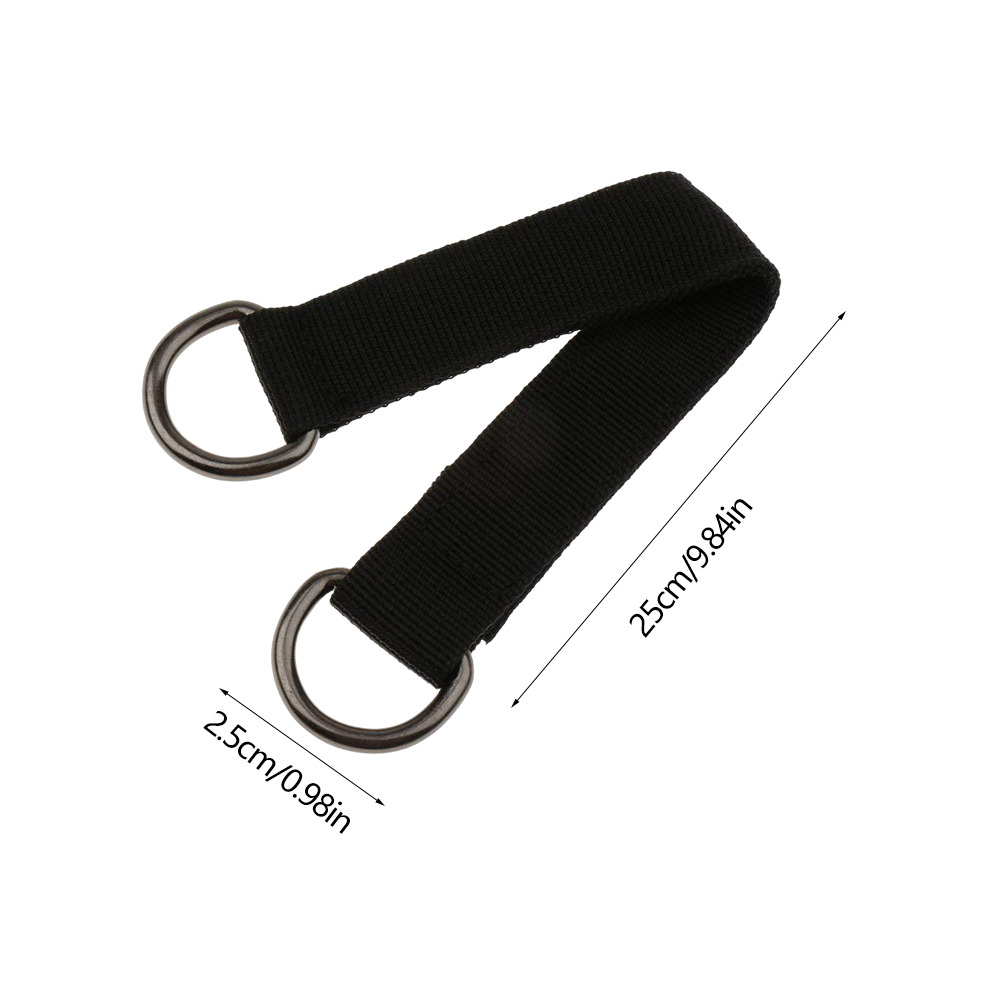 Title 1, 2pcs Heavy Duty Safety Black Hanging Swing Stra...