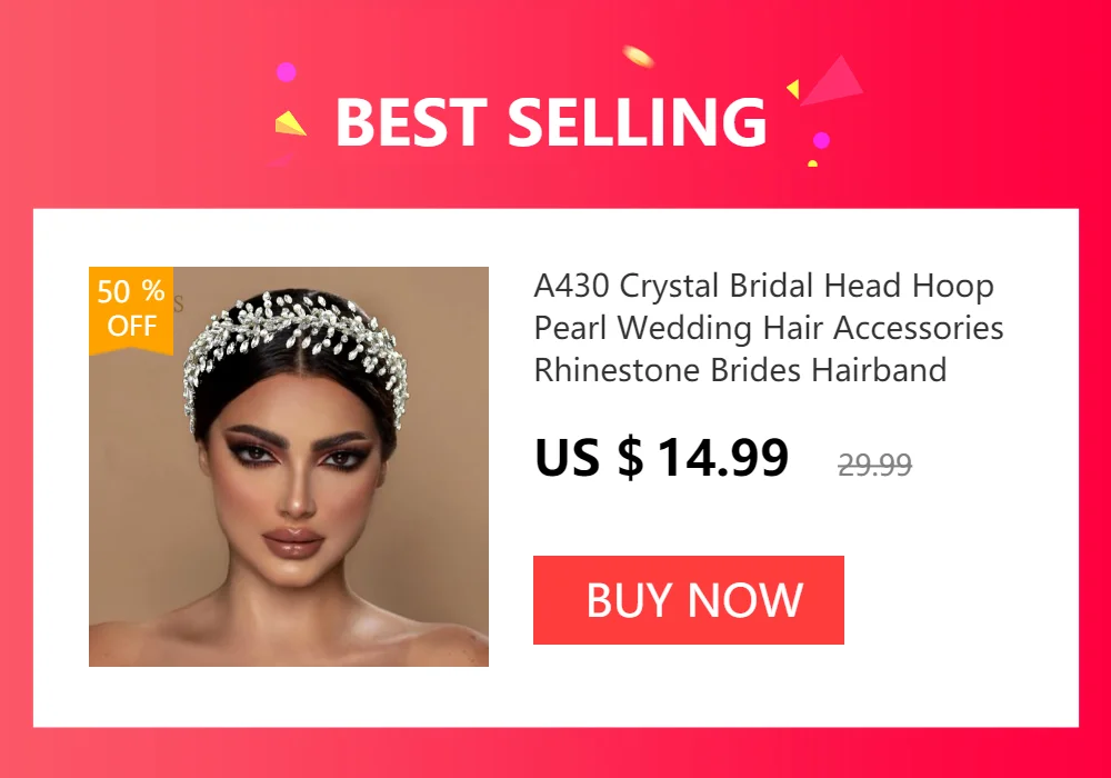 A315 Crystal Bridal Headdress Design Headpiece for Women Tiaras Wedding Headbands Pageant Prom Wedding Hair Jewelry Queen Crown wedding crown for bride