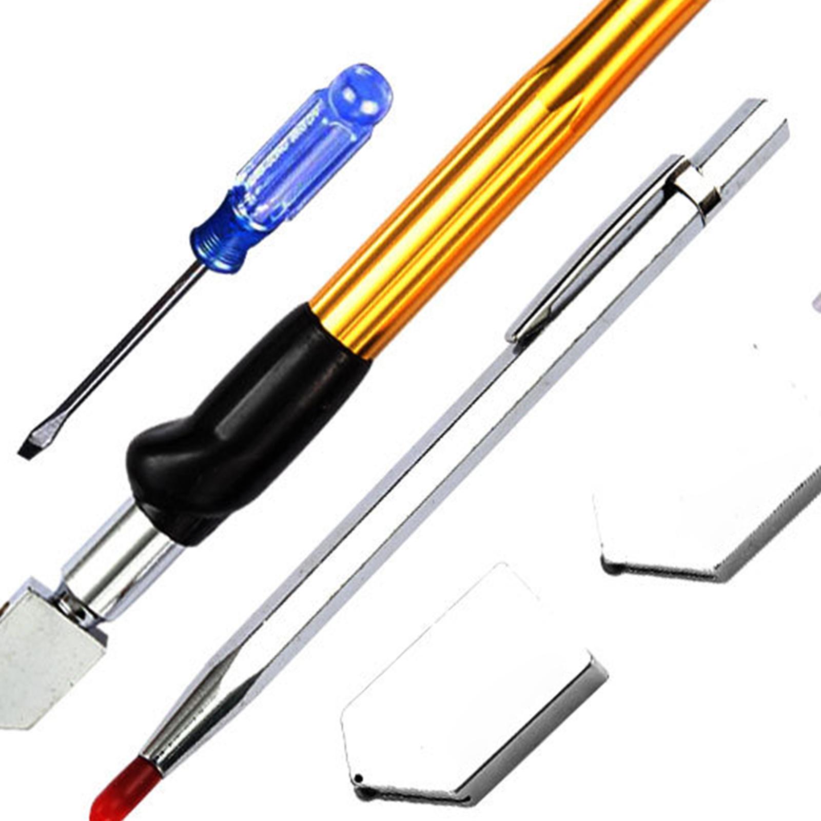 Glass Cutter Mirror Glass Breaker Manual Ceramic Easy to Glide Portable Glass Cutting Glass Cutting Tool Tile Glass Cutter