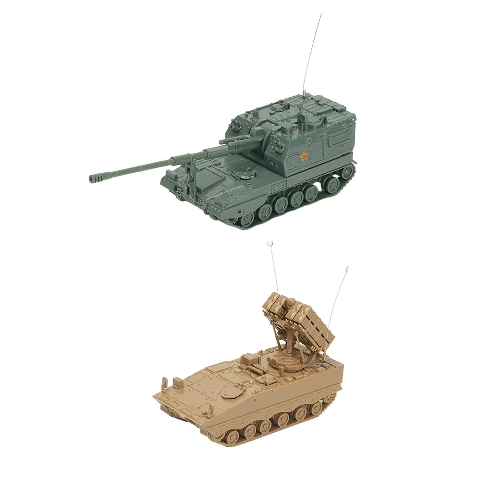 1/72 Scale Puzzles Building Model Kits Assembled Tank Model Armored Tank Model for Collectibles Adults Boys Kids Tabletop Decor