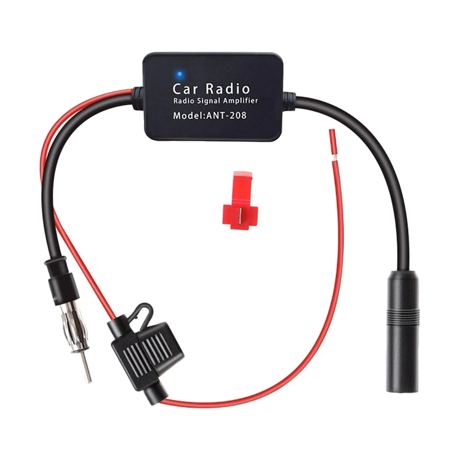 ANT-208 Car Radio Antenna Amplifier Universal for Automobile Fittings