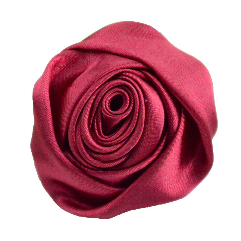 4 Teile/los 5,5 cm Satin Stoff Handgemachte Dreidimensionale Simulation Rose Knospe Großhandel DIY Schmuck Schuhe Und Hut Zubehör – Detail 23