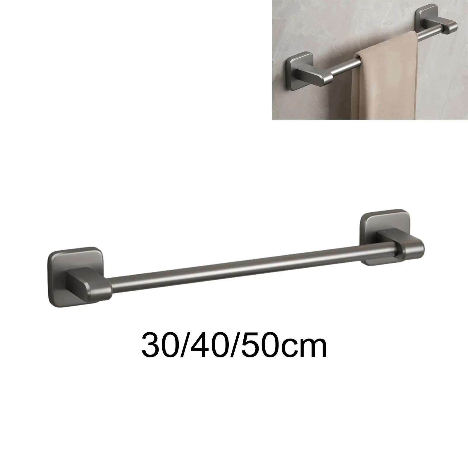 Towel Rack Holder Sturdy Organizer Towel Hanging Rod for Bathroom Door Hotel