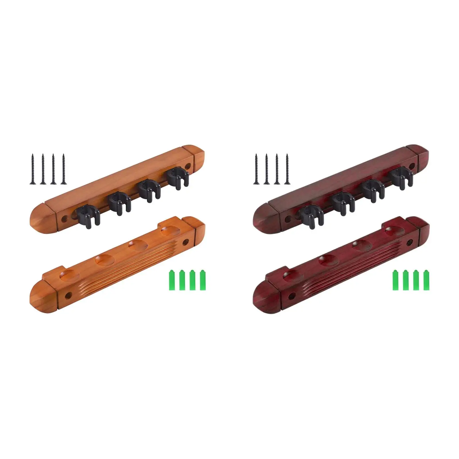 Pool Cue Rack Wall Mounted Rod Organizer Fishing Rod Stand Billiard Cue Rest