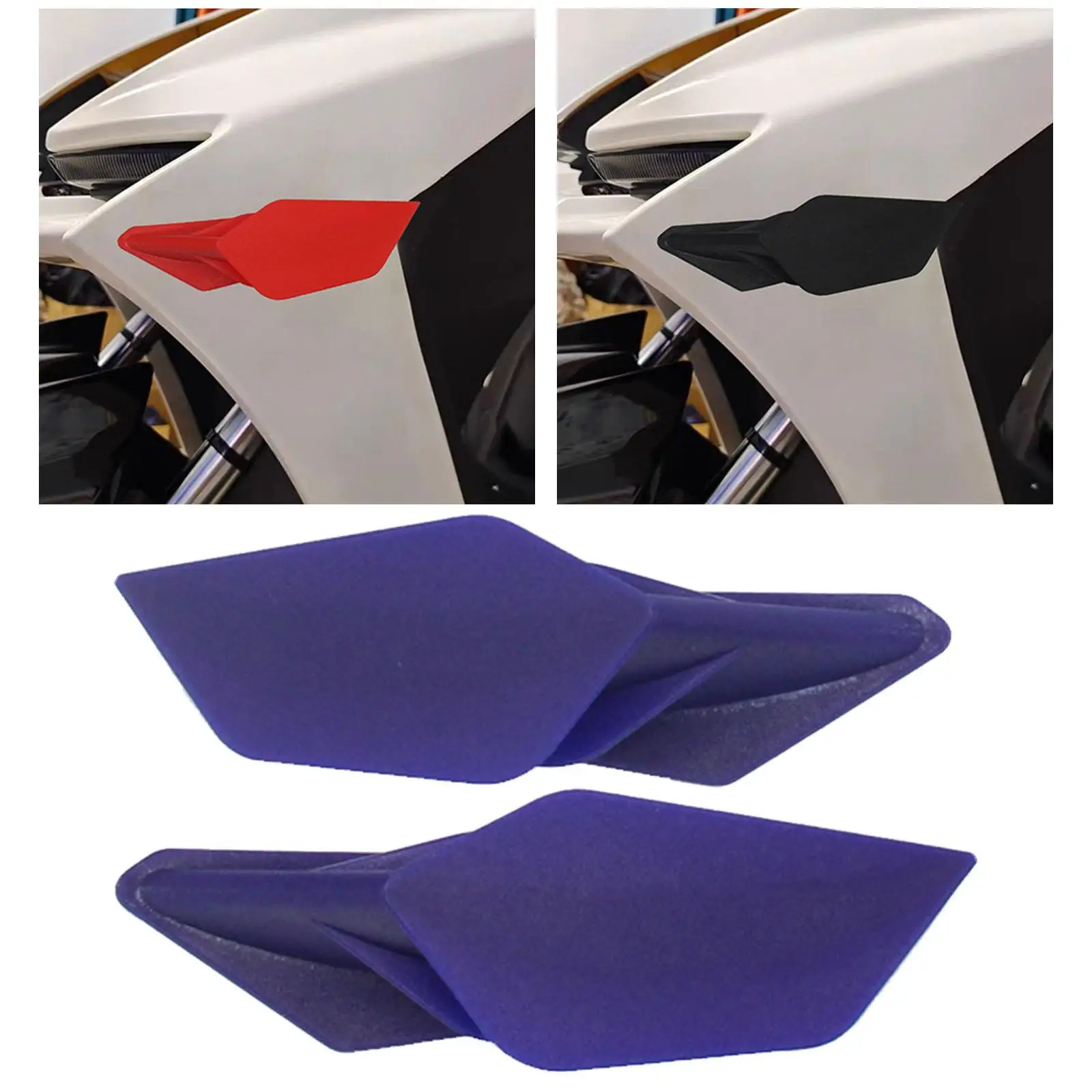 2x Motorcycle Scooter Dynamic Wing Kit Fit for Honda Crf1100L 20-21 Parts