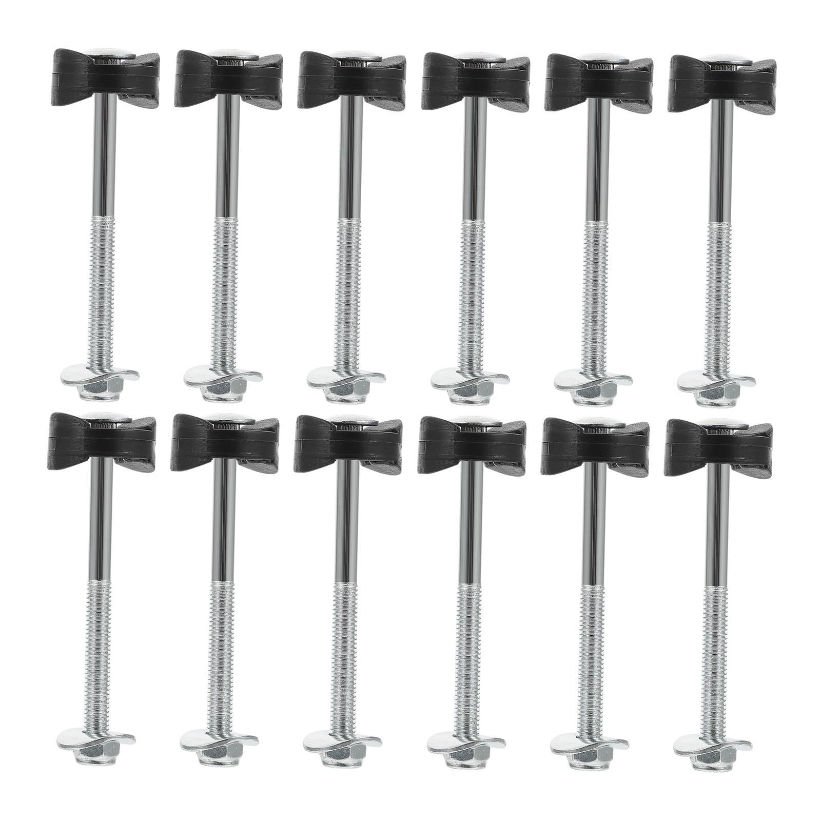 12x Trampoline Screws Steel Safety Durable Easy to Install Stable Strengthen Anti Fall Fixer for Jumping Bed Replacement Tool