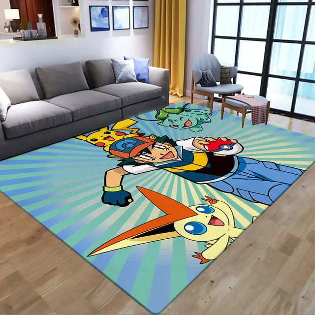 Pikachu Moves|pikachu Anti-slip Mat - Pokemon Home Decor Floor 