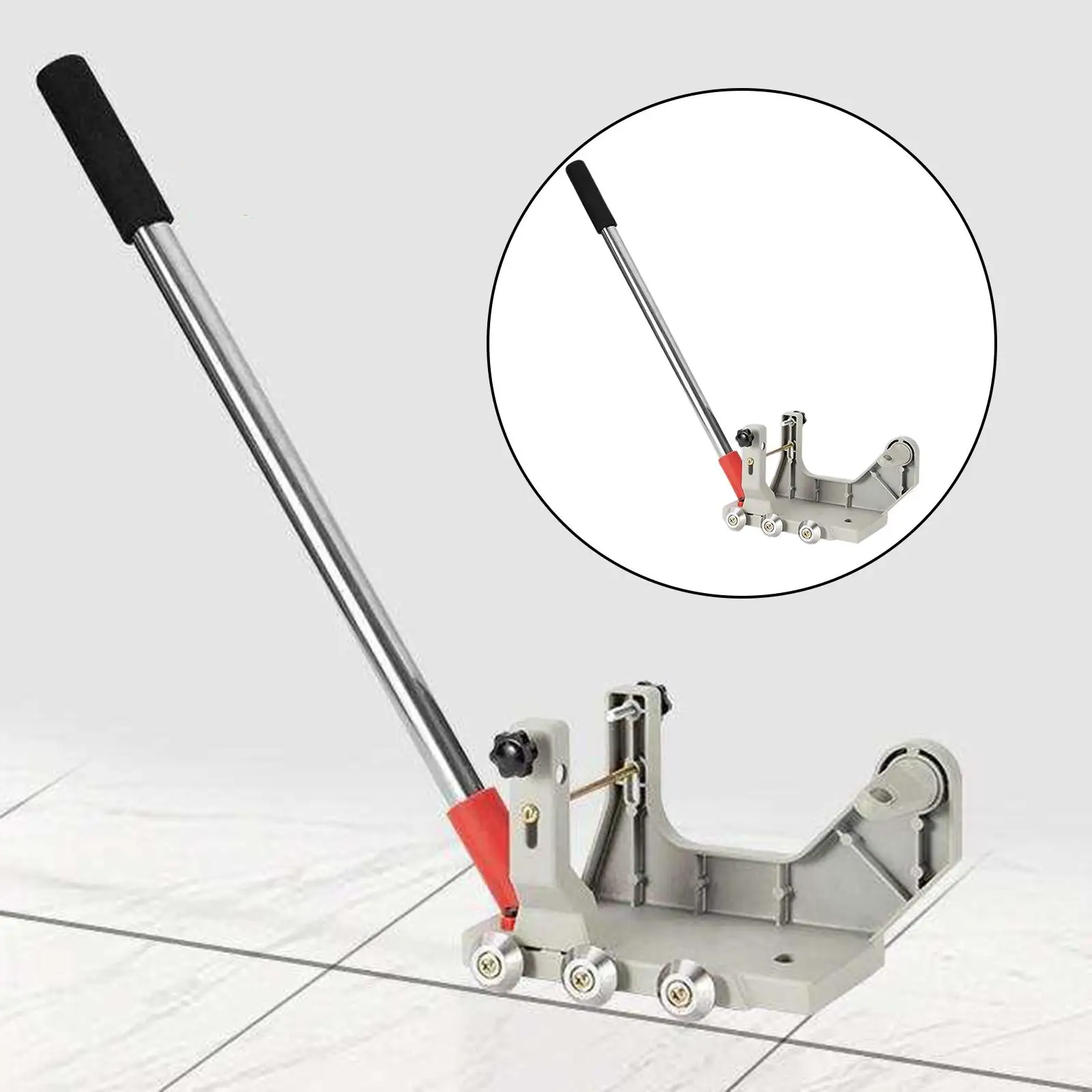 Handheld Floor Tile Cleaning Bracket Reusable Simple to Use Durable Tile Seam Cleaning Machine for Household Kitchen Porcelain