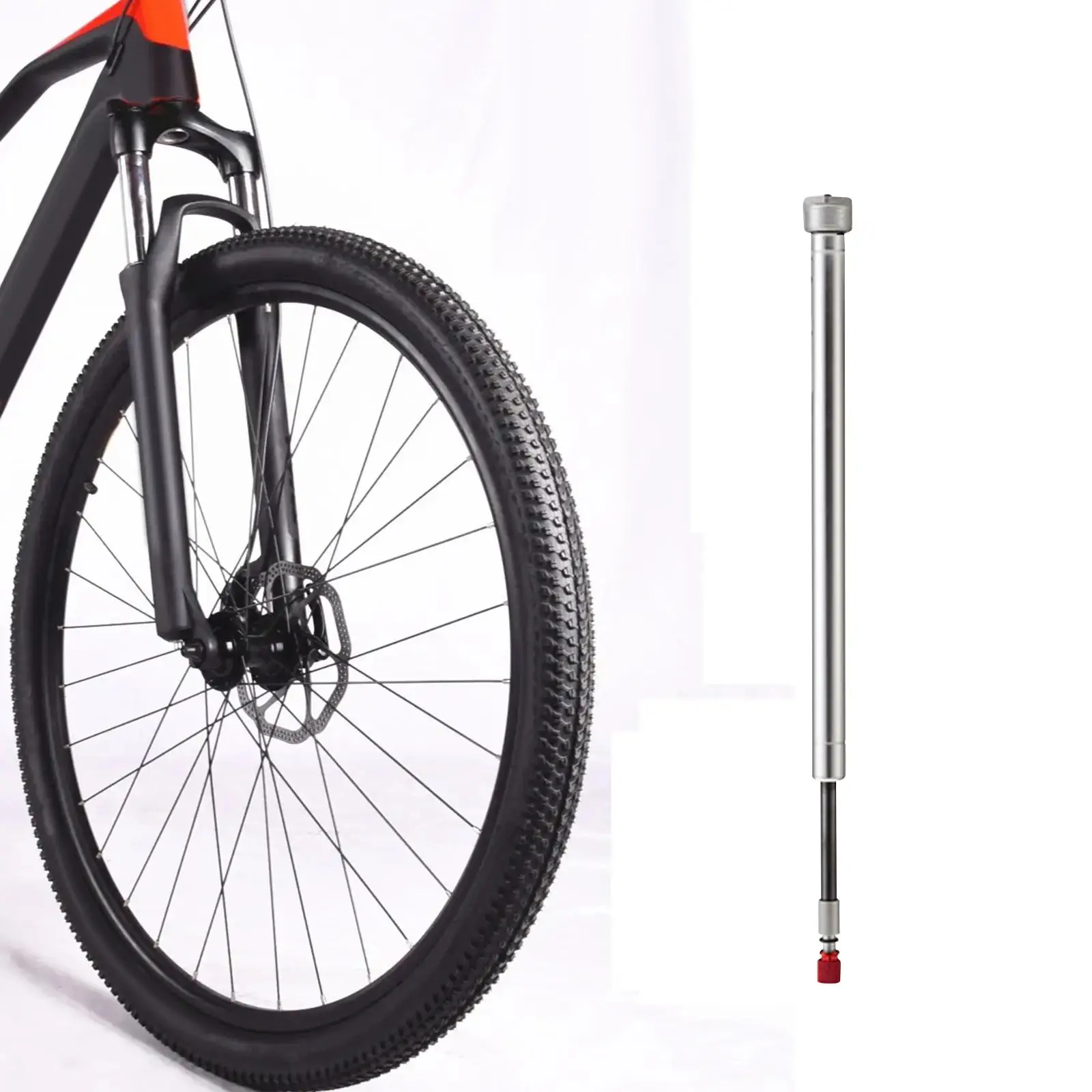 Front Fork Repair Rod Shoulder Control 32mm Durable Easy Installation Accessories Air Pneumatic Rod for Mountain Bike
