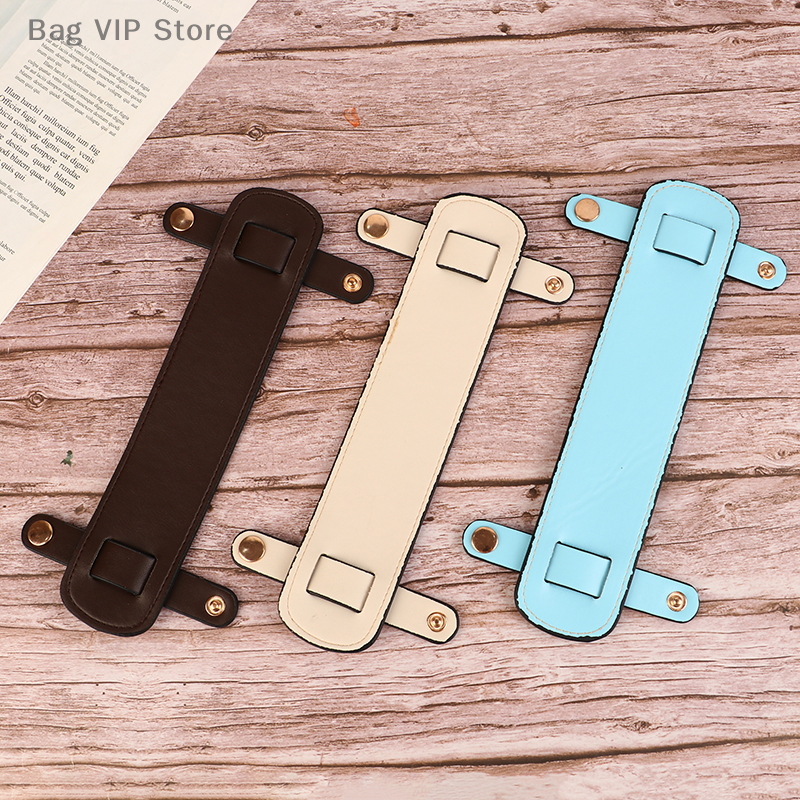 New 1pc PU Bag Strap Decompression Shoulder Pads Handle Fixing Clip Bag Accessories Wide Bag Strap Shoulder Rest