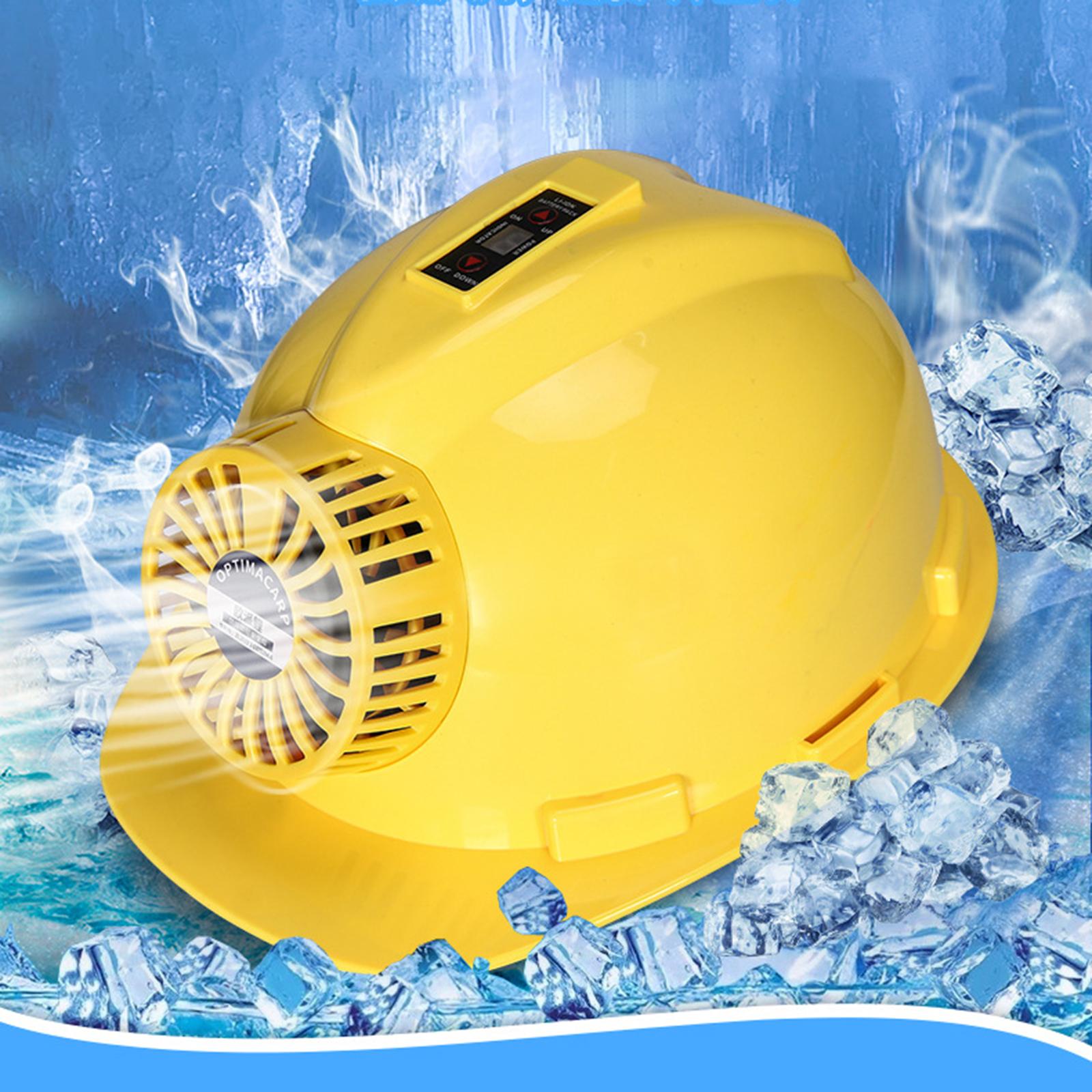 Construction Hard Hat with Fan Charging Workplace Thickening Outdoor Working Protective Cap