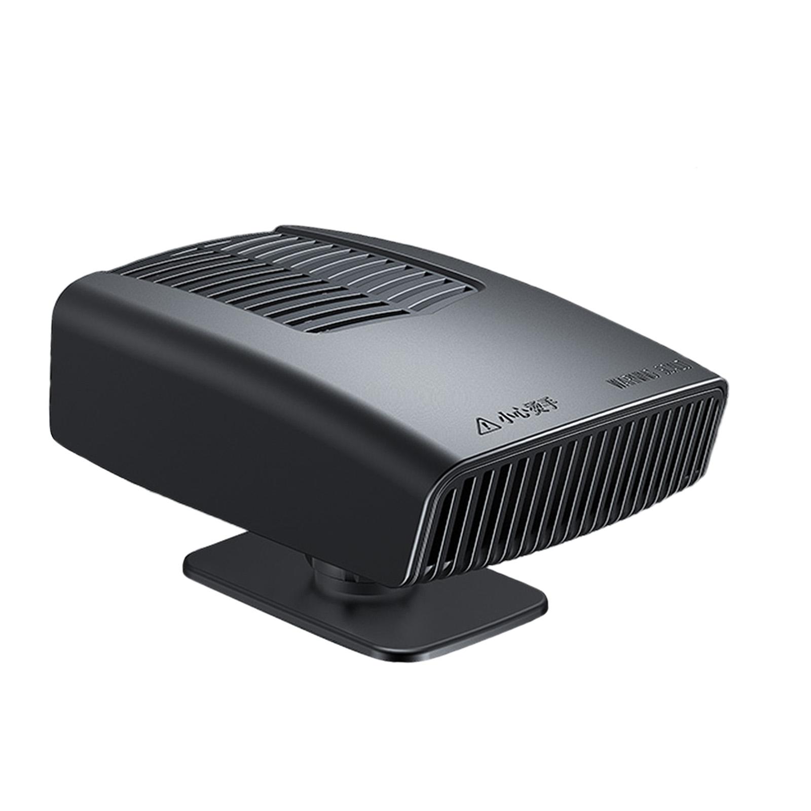 12V 150W Portable Car Heater Fan Easily Install Versatile Window Defrosting Accessories Windscreen Defogger 360° Rotation Base