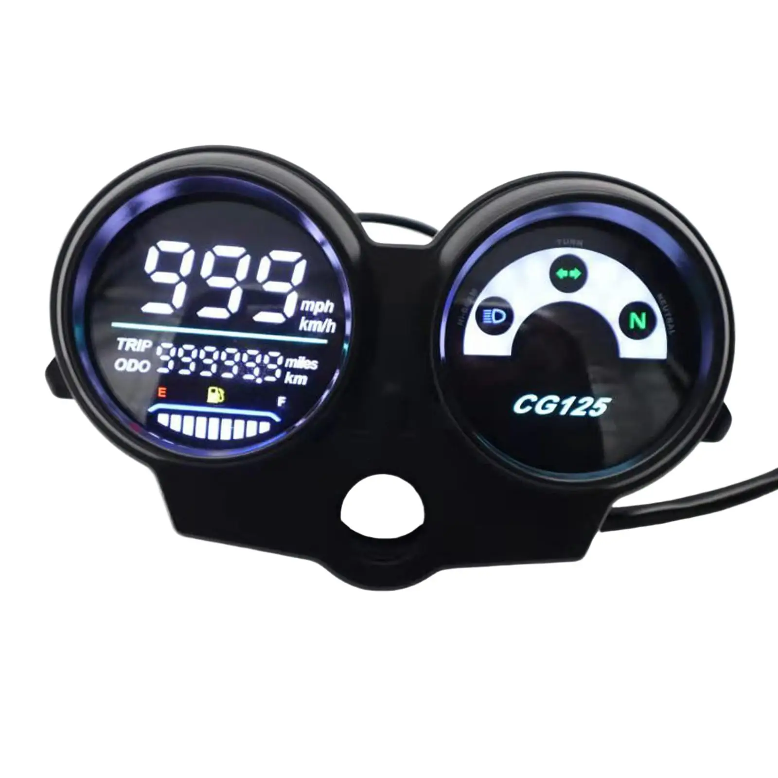 Motorcycle LED Digital Dashboard Accessory Easy Installation Electronic Odometer RPM Meter Tachometer for Honda CG125