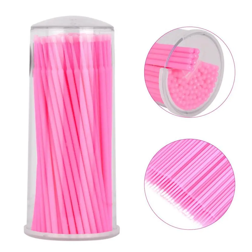 Micro Applicator Brushes, Disposable for Extensions Makeup  Supply, 100pcs