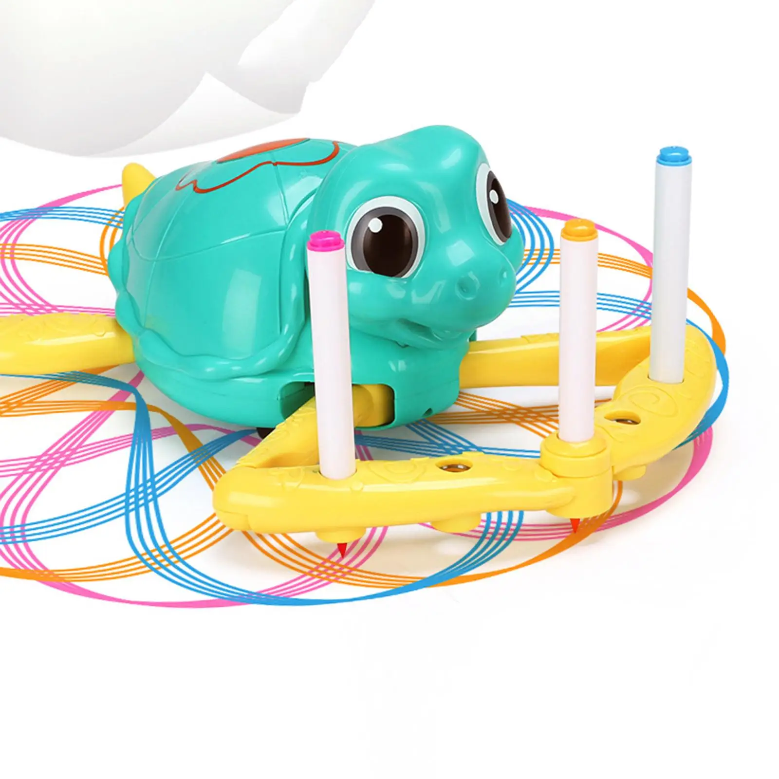 Cretive Turtle Pinting Toys Eductionl Toys Eductionl Drwing Plyset Children Pinting Bord for Toddlers Boys Girls Kids