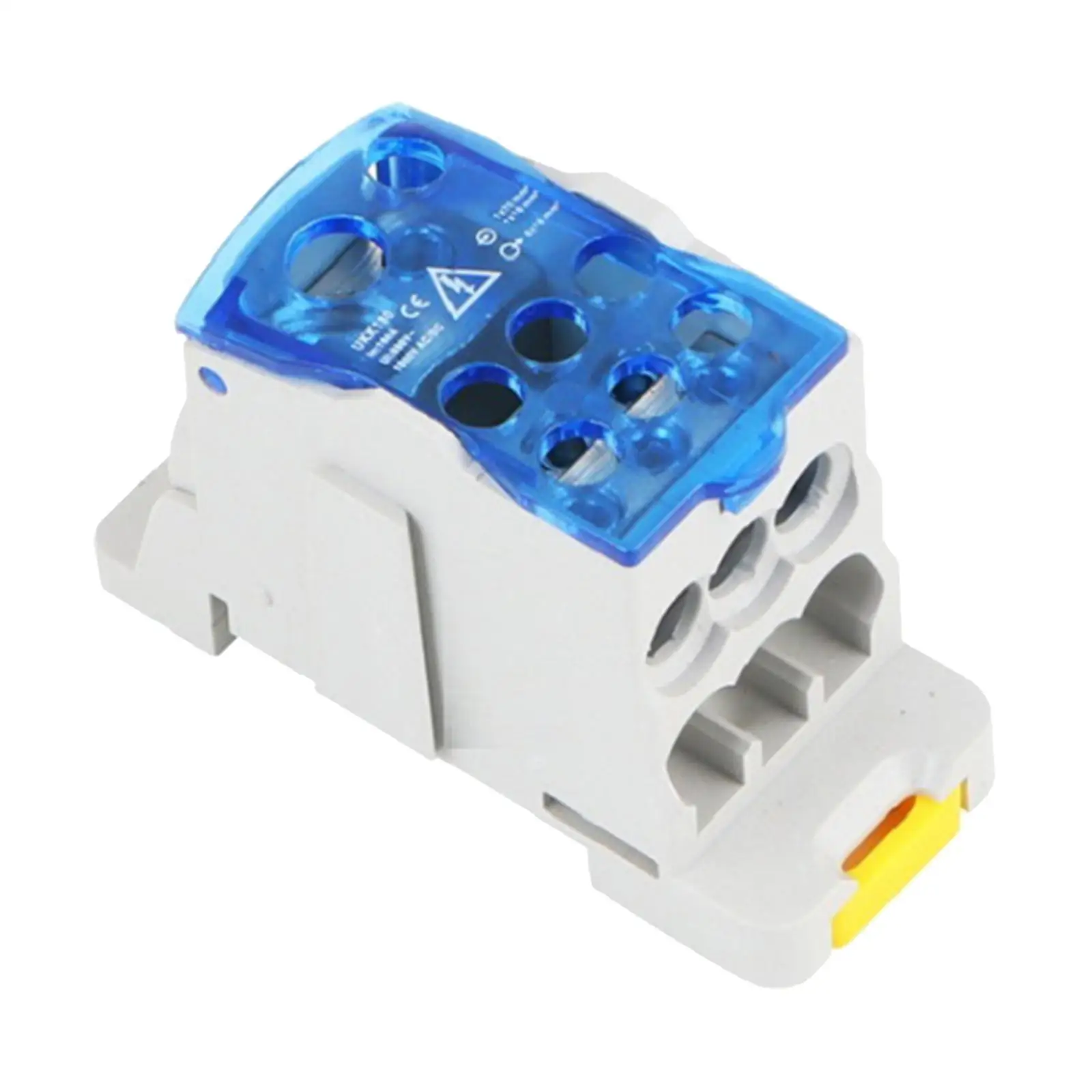 Terminal Case Block Distribution Box Electric Wire Connector Power Junction Box for Power Distribution Cabinets with Cover